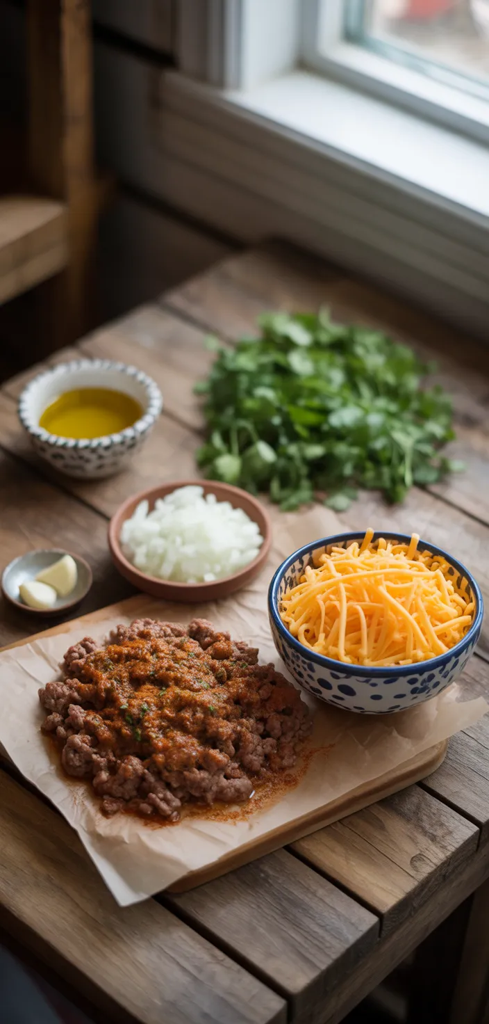 Ingredients photo for Cheesy Taco Sticks Recipe