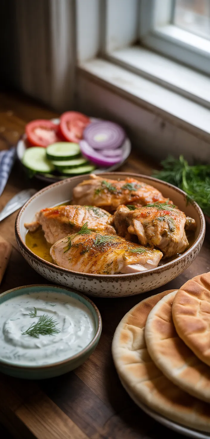 Ingredients photo for Chicken Gyros Recipe