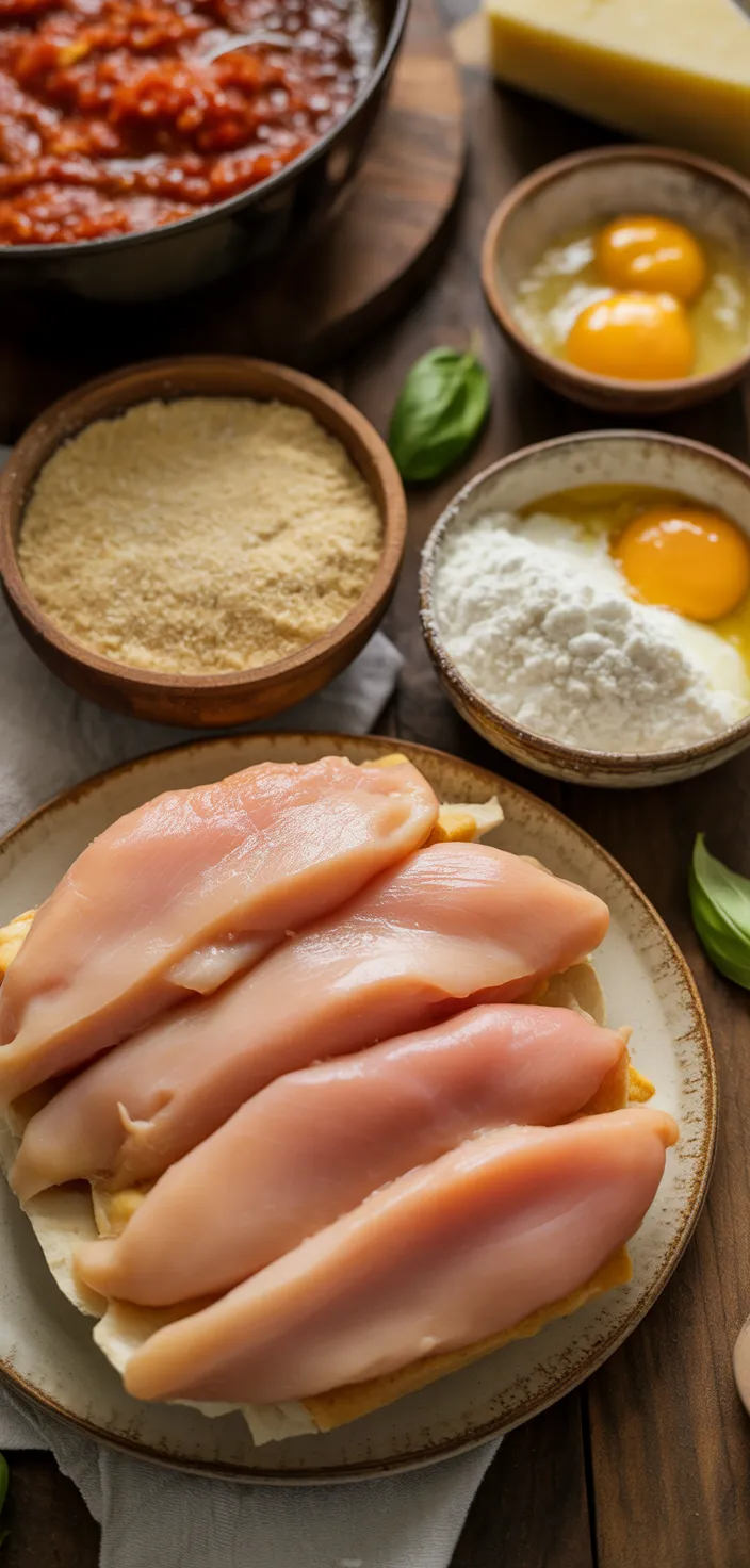 Ingredients photo for Chicken Parm Sliders Recipe