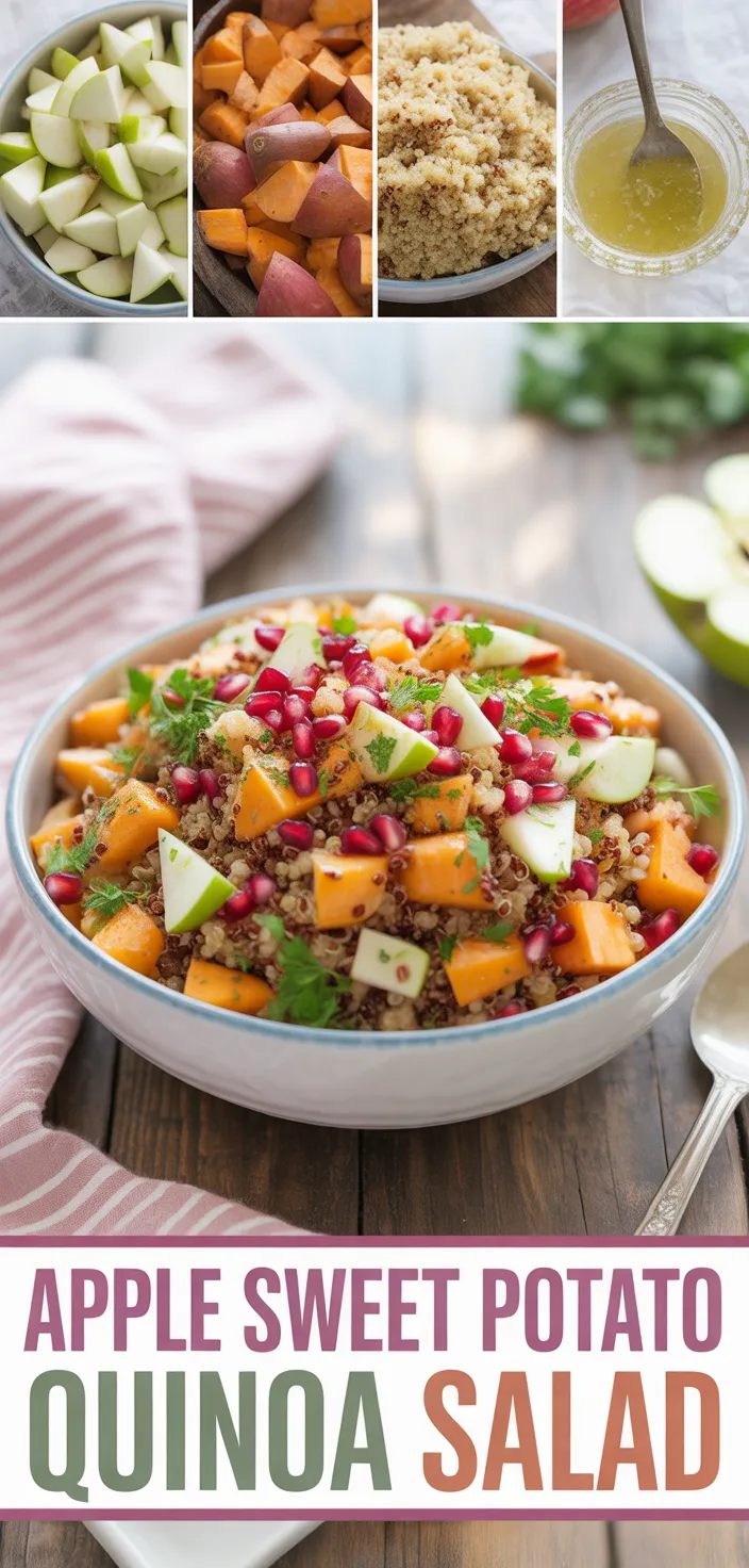 Apple Sweet Potato Quinoa Salad Recipe