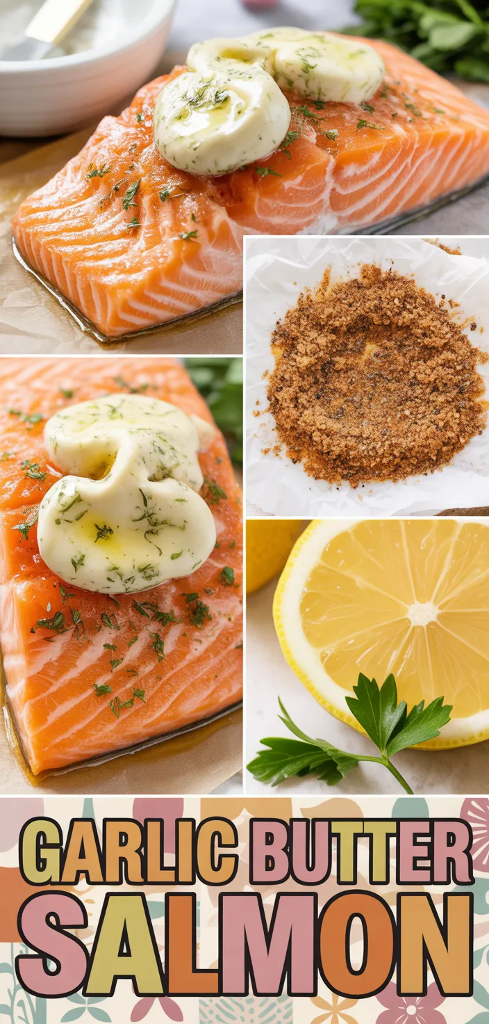 Garlic Butter Baked Salmon Recipe