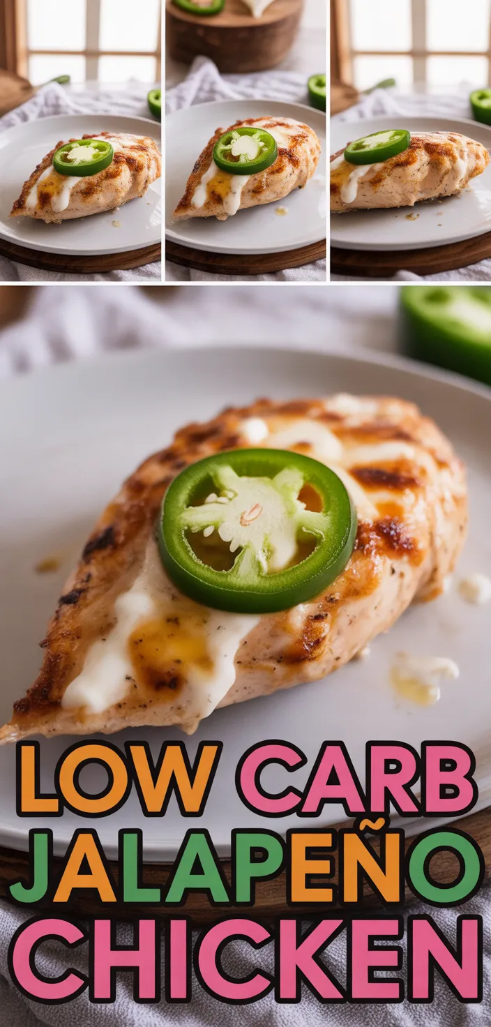 Low Carb Jalapeño Popper Chicken Recipe