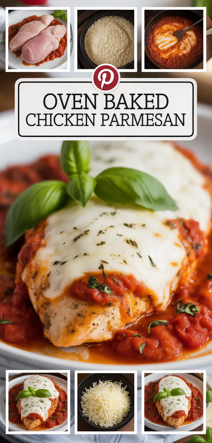 OVEN BAKED CHICKEN PARMESAN Recipe