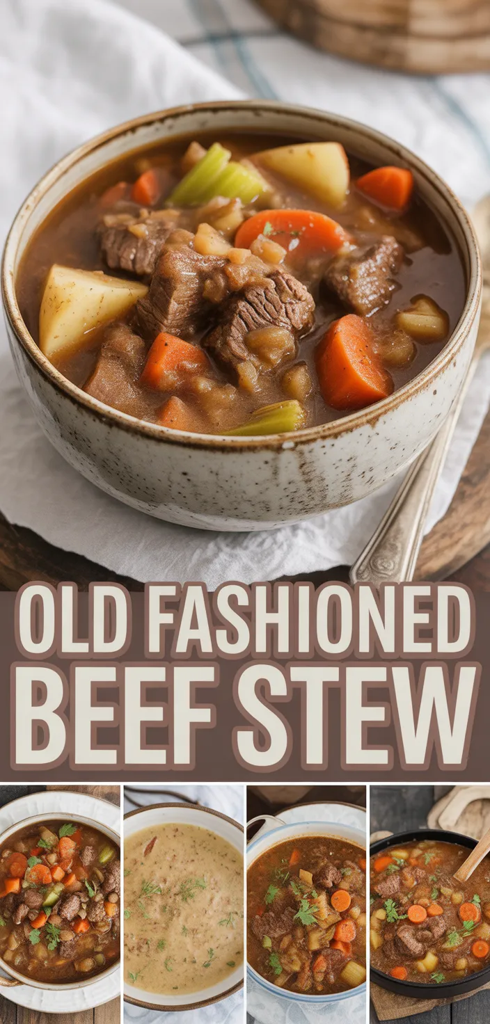 Old Fashioned Beef Stew Recipe