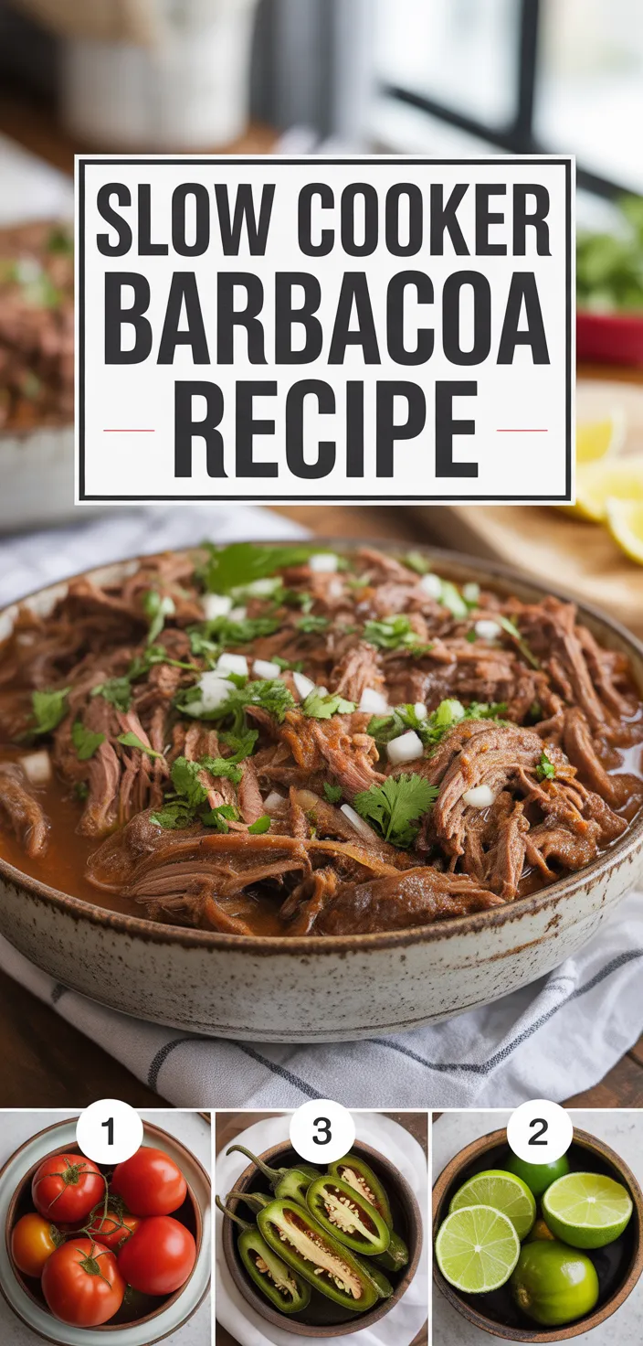 Slow Cooker Barbacoa Recipe