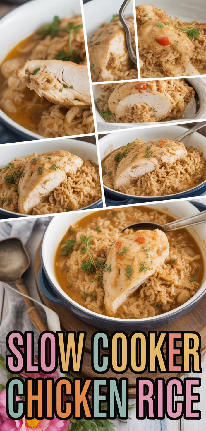 Slow Cooker Crack Chicken & Rice Recipe