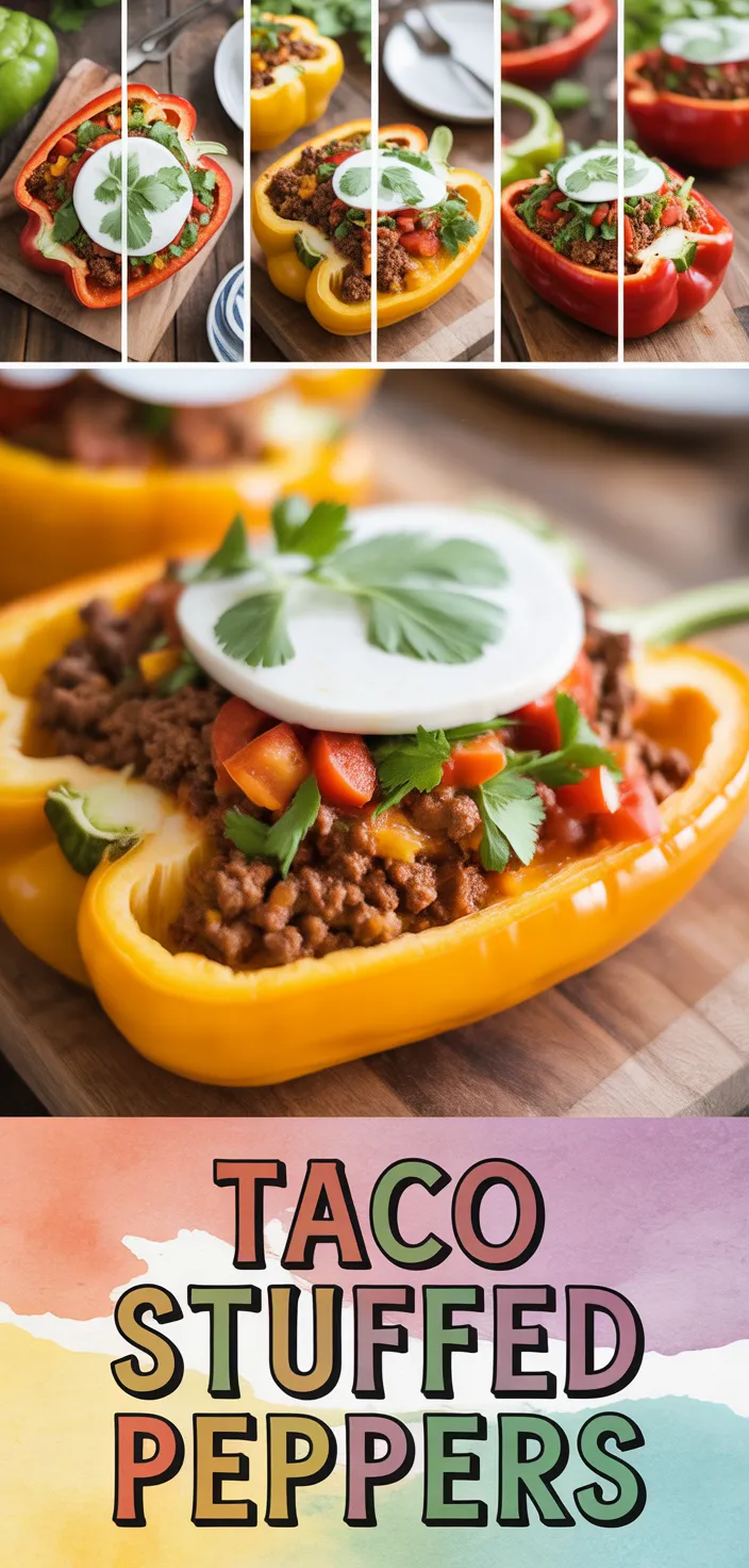 Taco Stuffed Peppers Recipe