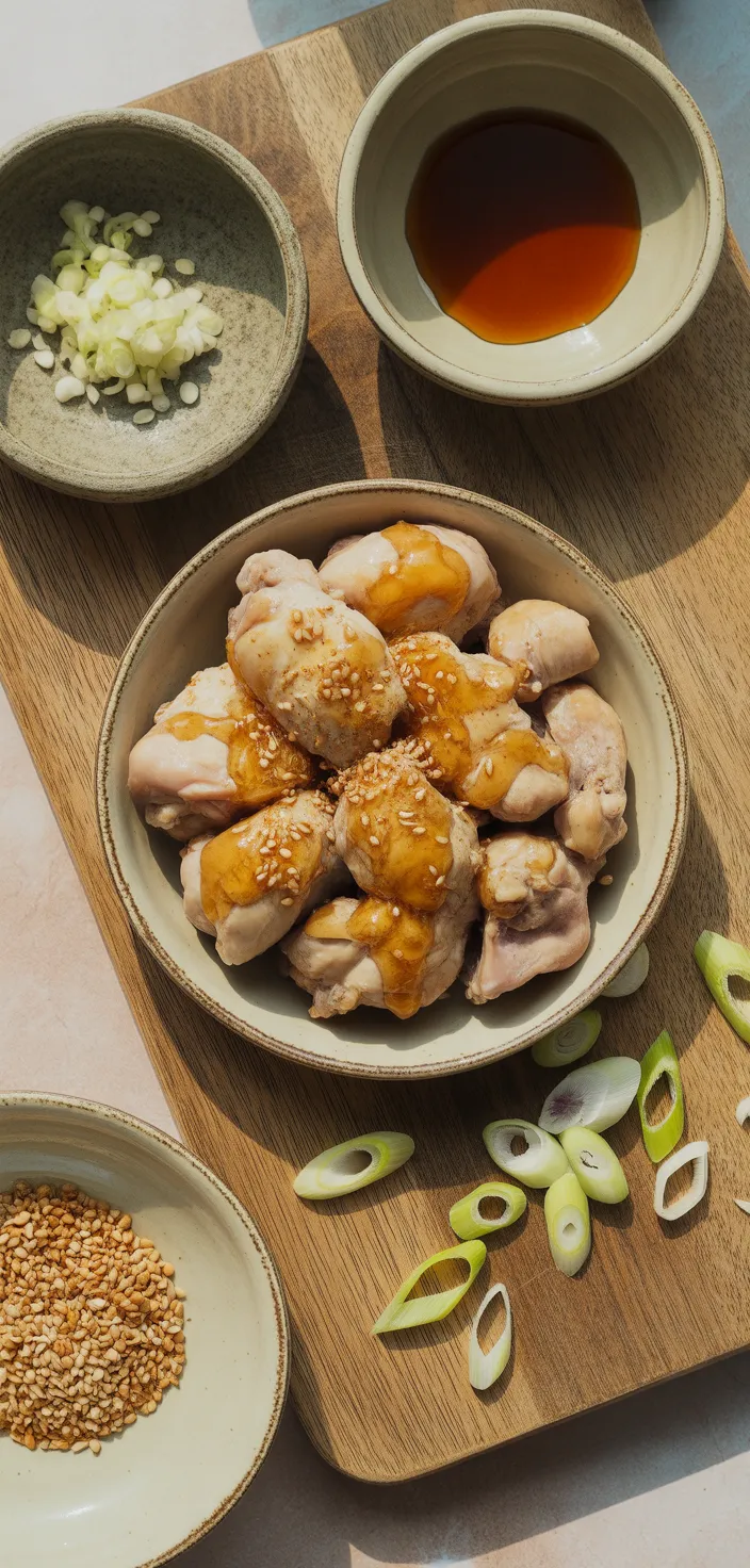 Ingredients photo for Honey Garlic Chicken Recipe