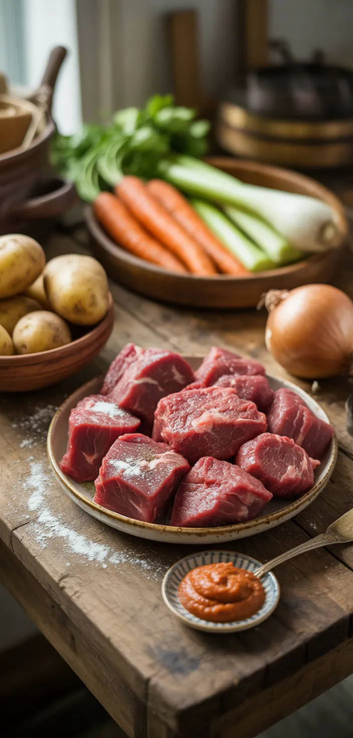 Ingredients photo for Beef Stew Crockpot Recipe