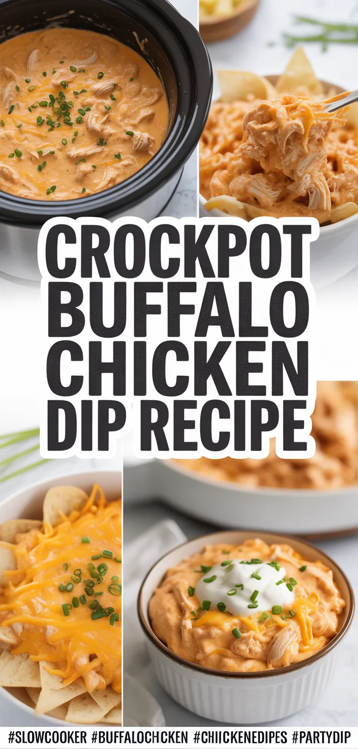 Crockpot Buffalo Chicken Dip Recipe