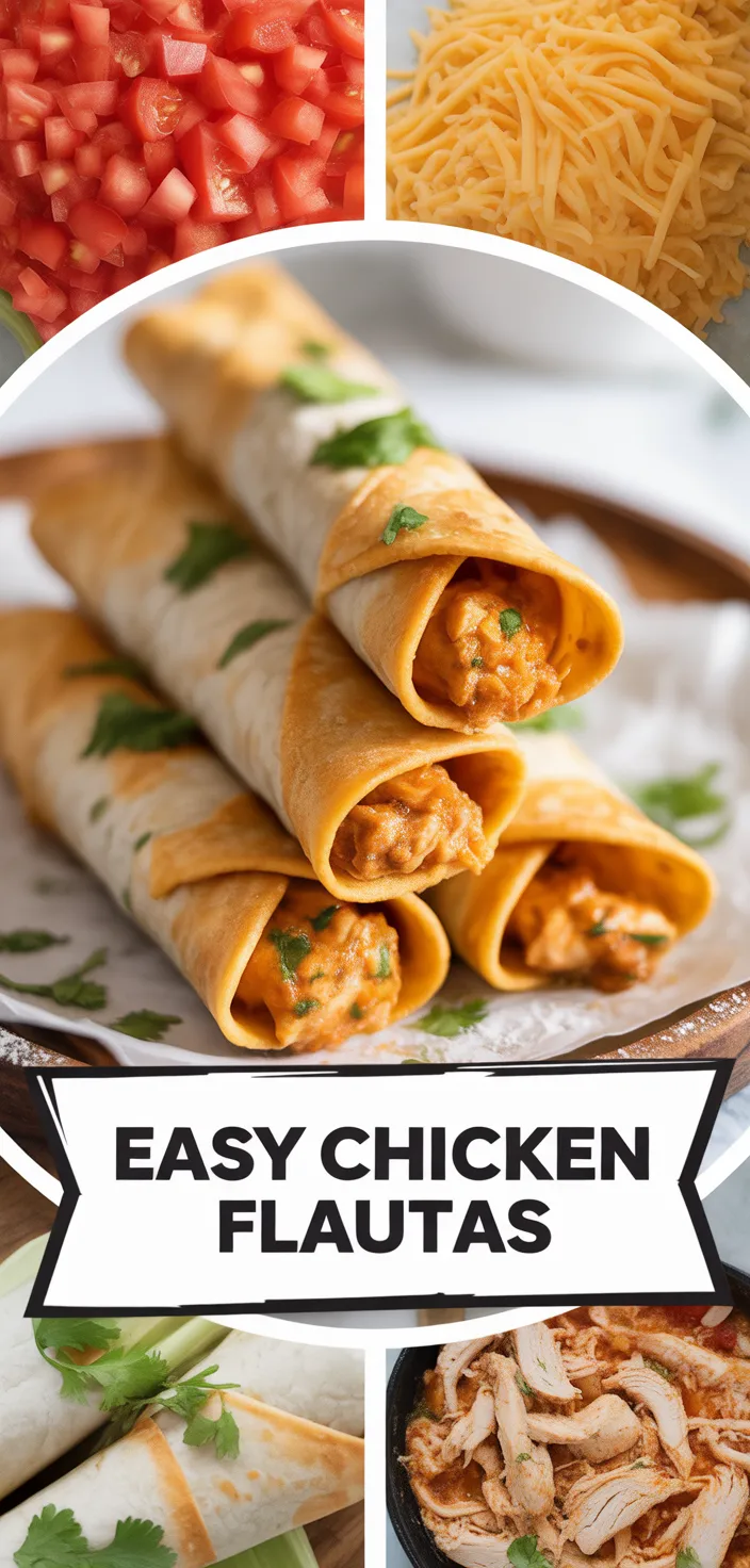 Easy Chicken Flautas Recipe