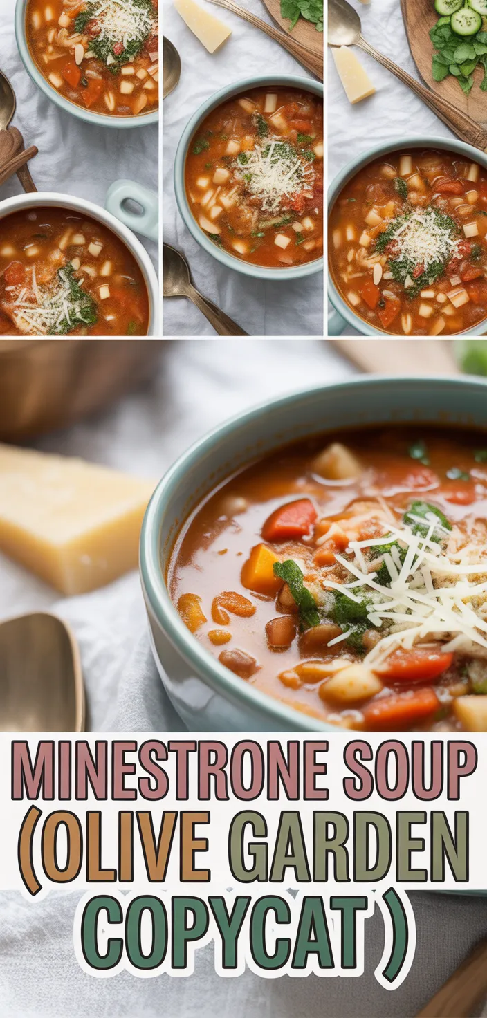 Minestrone Soup ( Olive Garden Copycat) Recipe