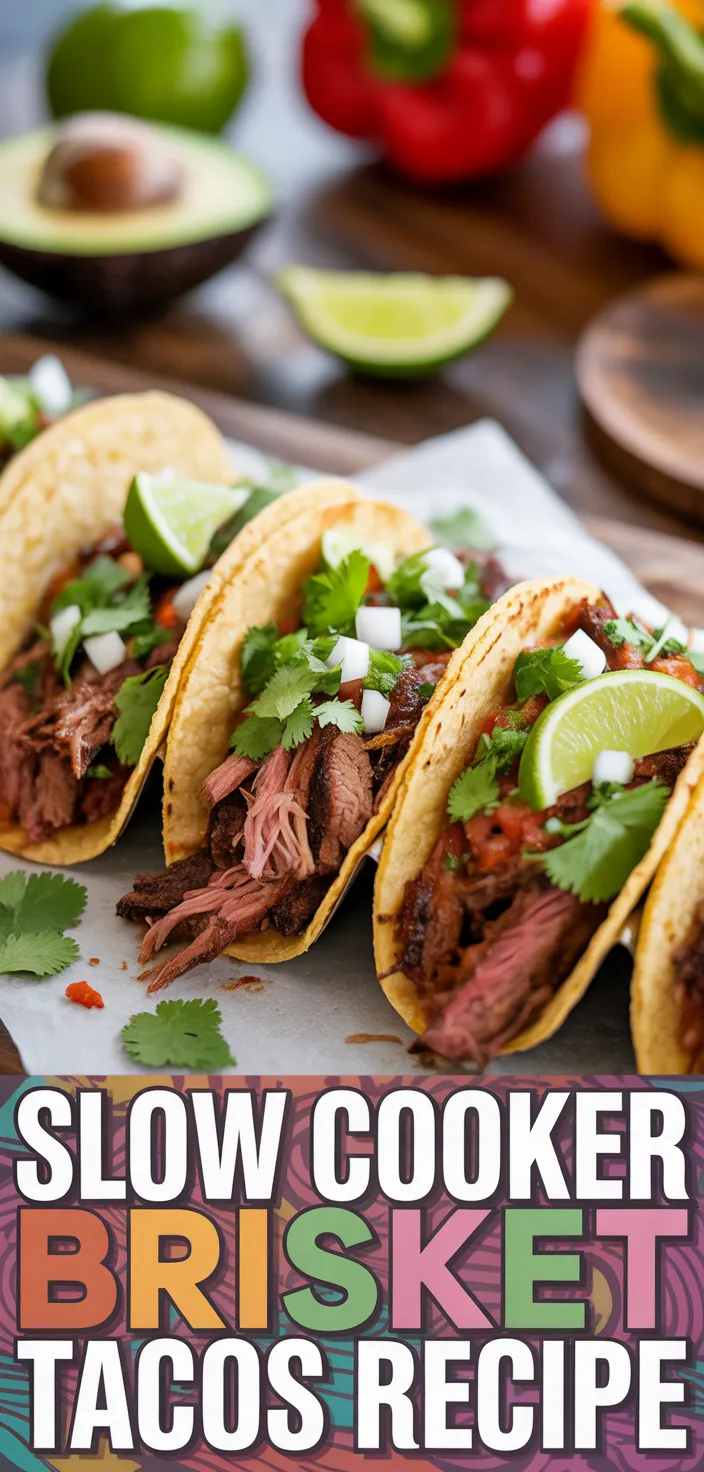 Slow Cooker Brisket Tacos Recipe
