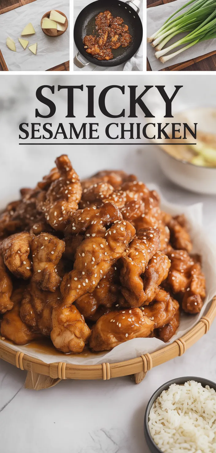 Sticky Sesame Chicken Recipe