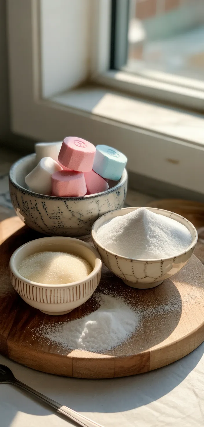 Ingredients photo for Cotton Candy Marshmallows Recipe