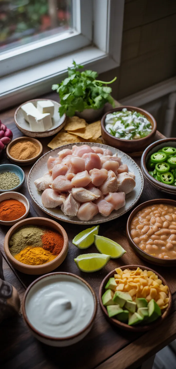 Ingredients photo for Crockpot White Chicken Chili (Contest Winning!) Recipe