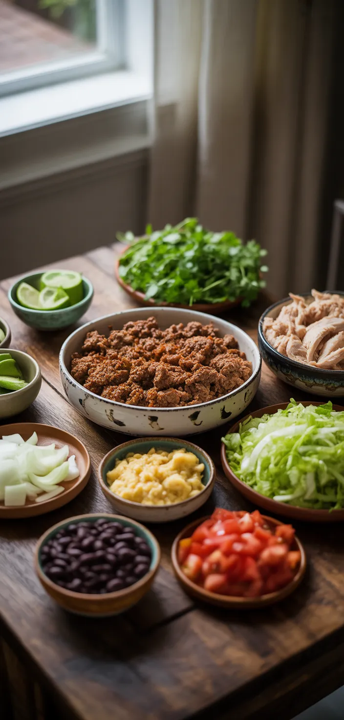 Ingredients photo for Easy Baked Tacos Recipe