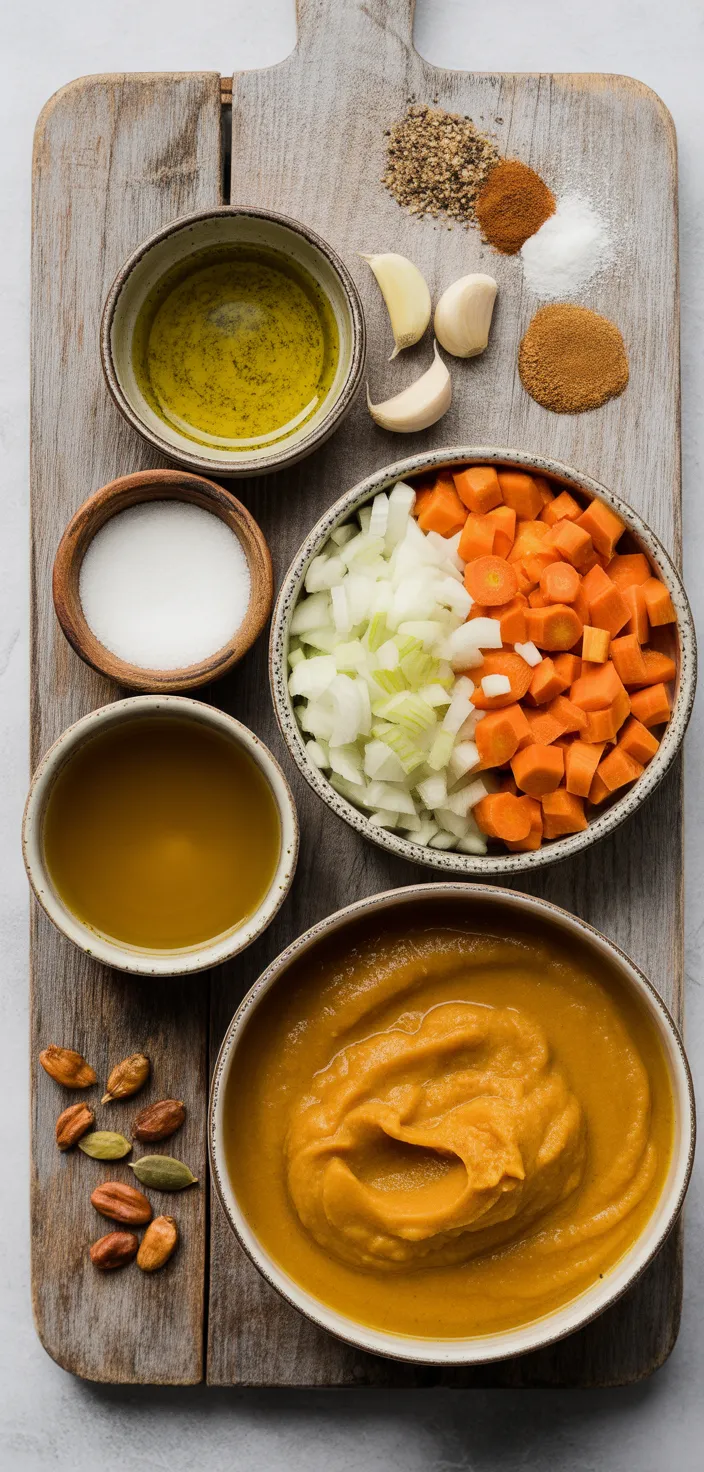 Ingredients photo for Easy Pumpkin Soup Recipe