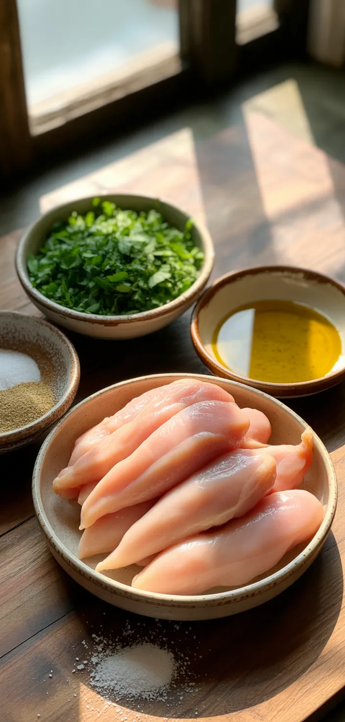 Ingredients photo for Oven Baked Chicken Tenders Recipe