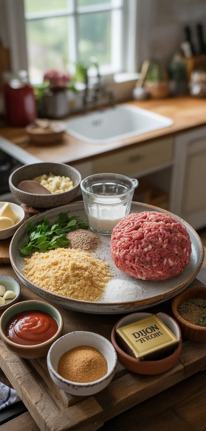 Ingredients photo for The Most Amazing Classic Meatloaf  Recipe