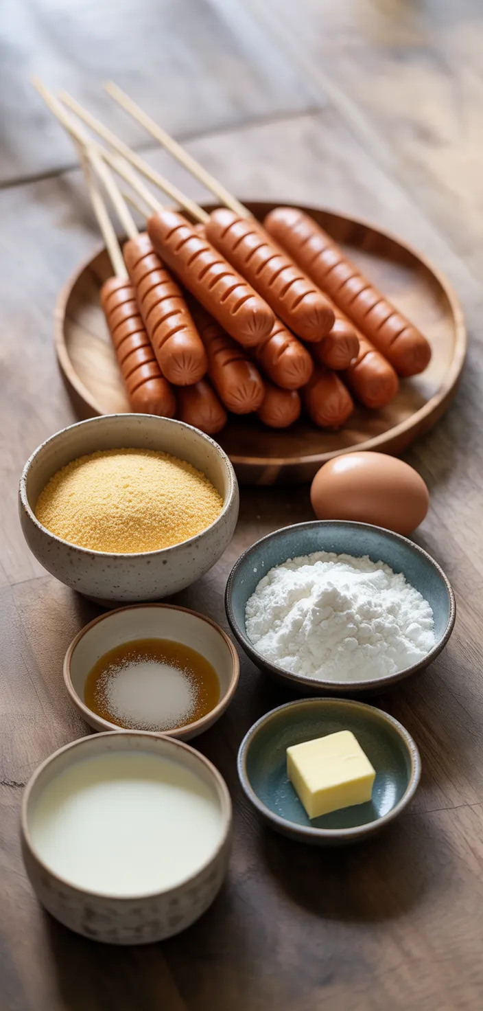Ingredients photo for Waffle Corn Dogs Recipe