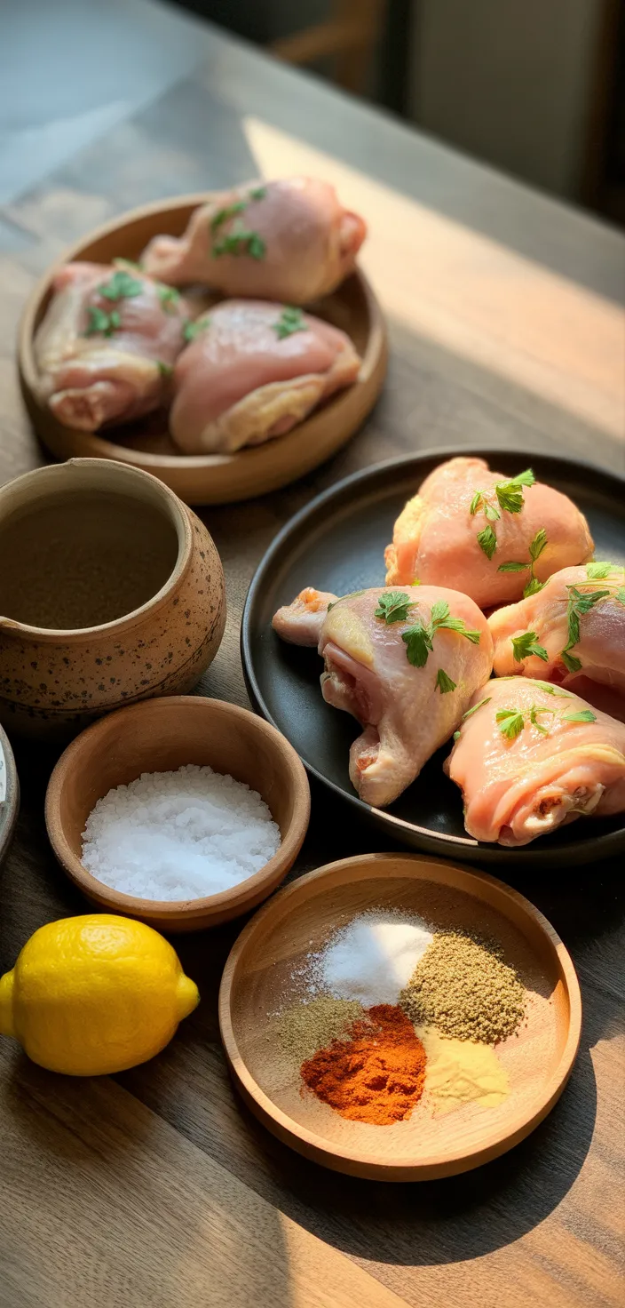 Ingredients photo for Baked Boneless Skinless Chicken Thighs Recipe