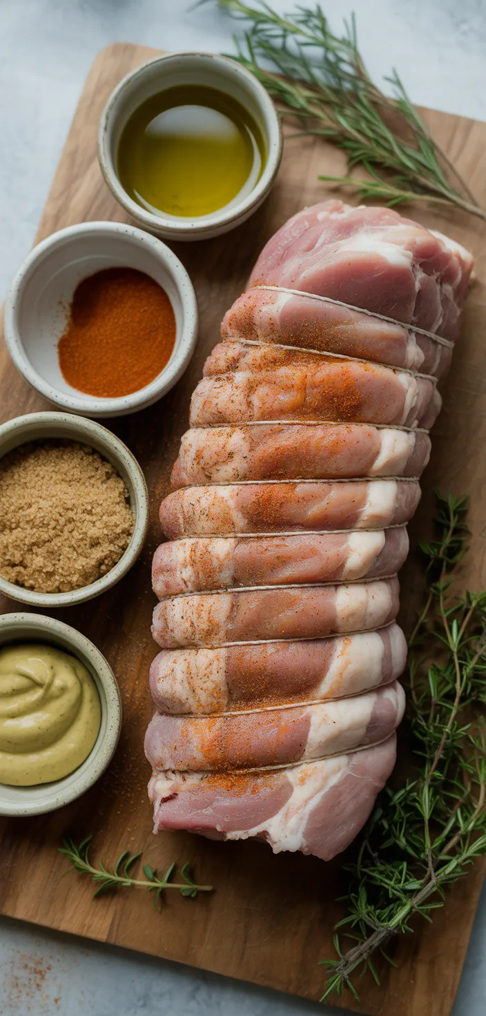 Ingredients photo for Baked Pork Tenderloin Recipe