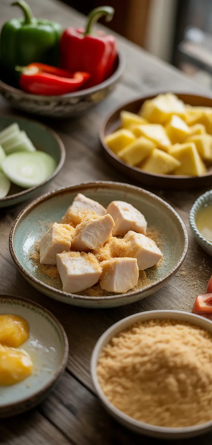 Ingredients photo for Baked Sweet And Sour Chicken Recipe