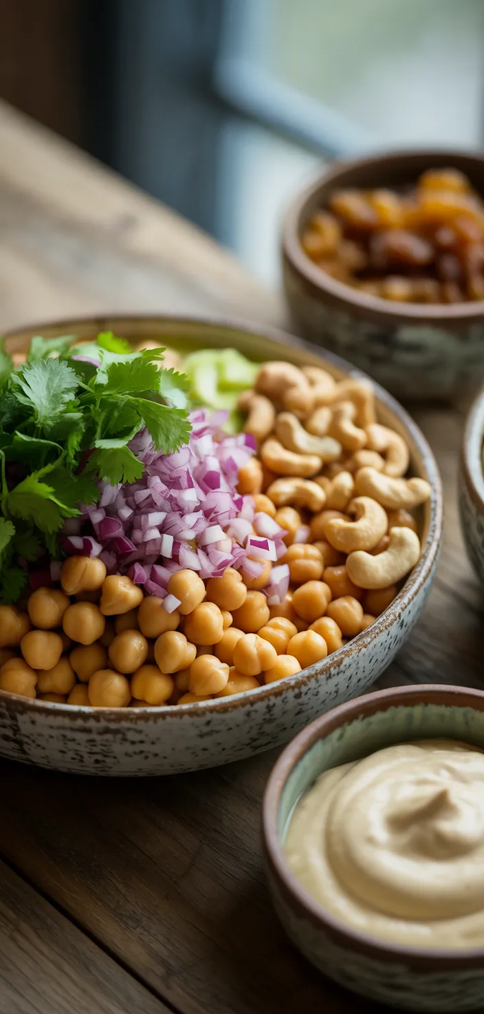 Ingredients photo for Best Curried Chickpea Salad Recipe