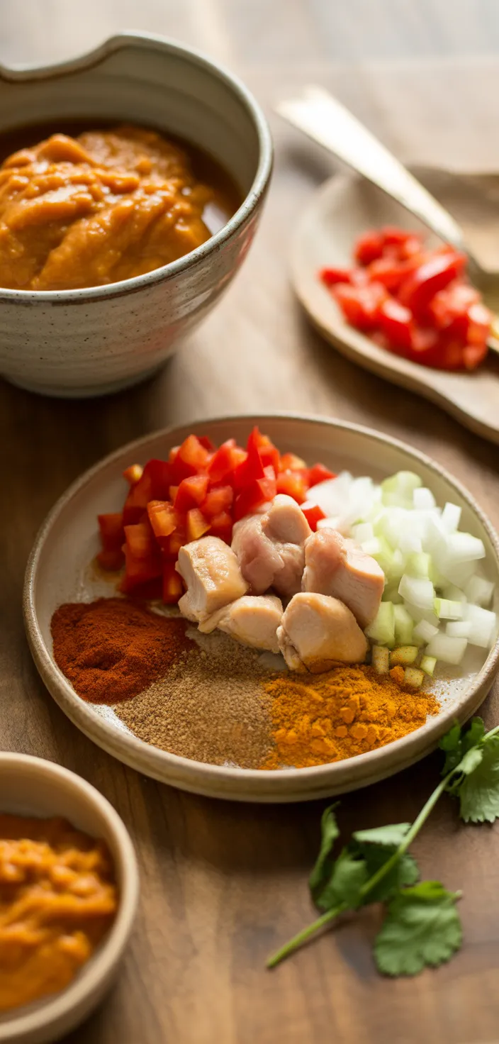 Ingredients photo for Chicken Chili With Pumpkin Recipe