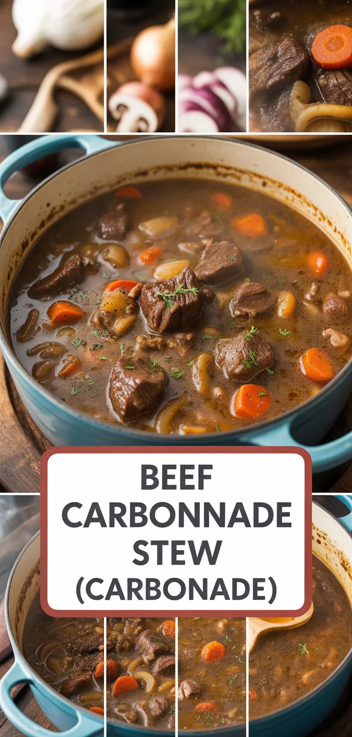 Beef Carbonnade Stew (Carbonade) Recipe