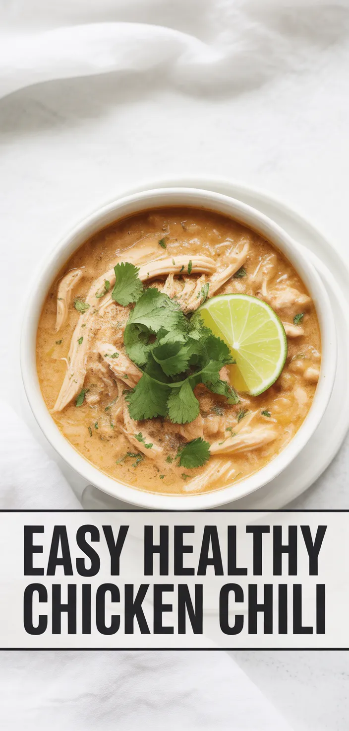 A photo of Best White Chicken Chili (Easy & Healthy!) Recipe