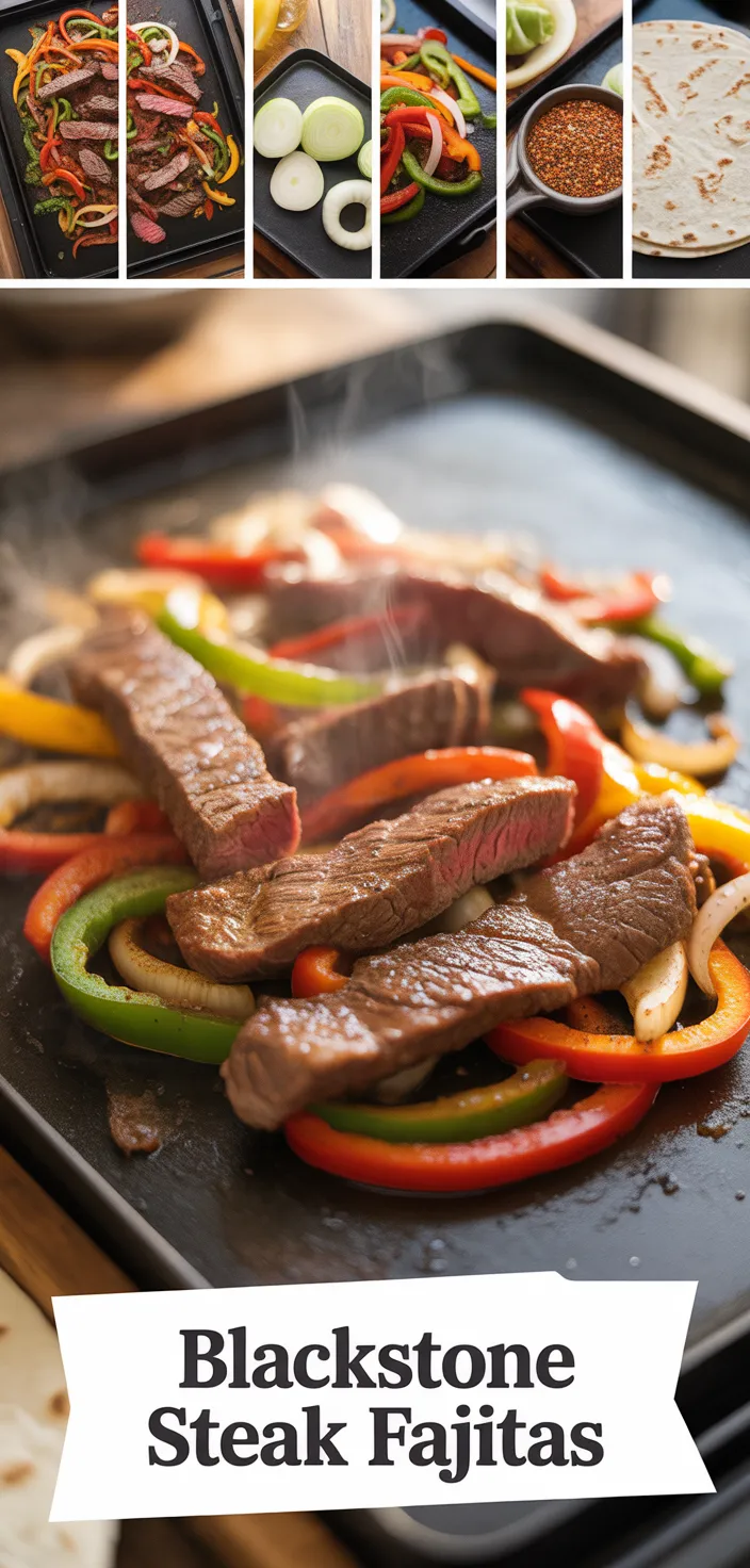 Blackstone Steak Fajitas Recipe