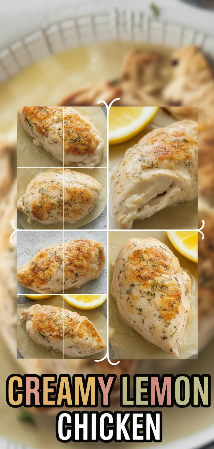 Crock Pot Creamy Lemon Chicken Breasts Recipe