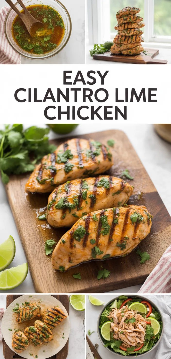 Easy Cilantro Lime Chicken Recipe