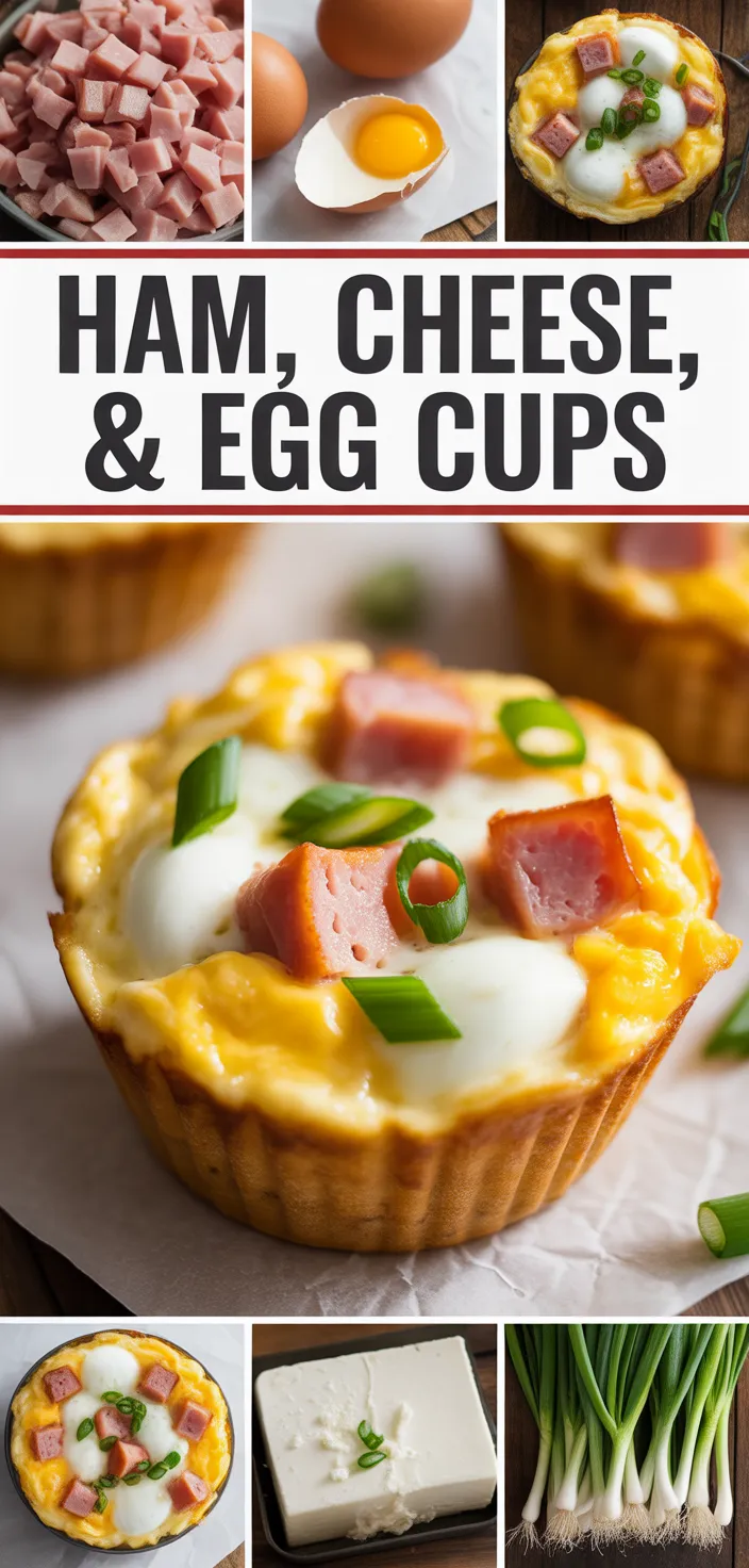 Ham, Cheese, & Egg Cups Recipe