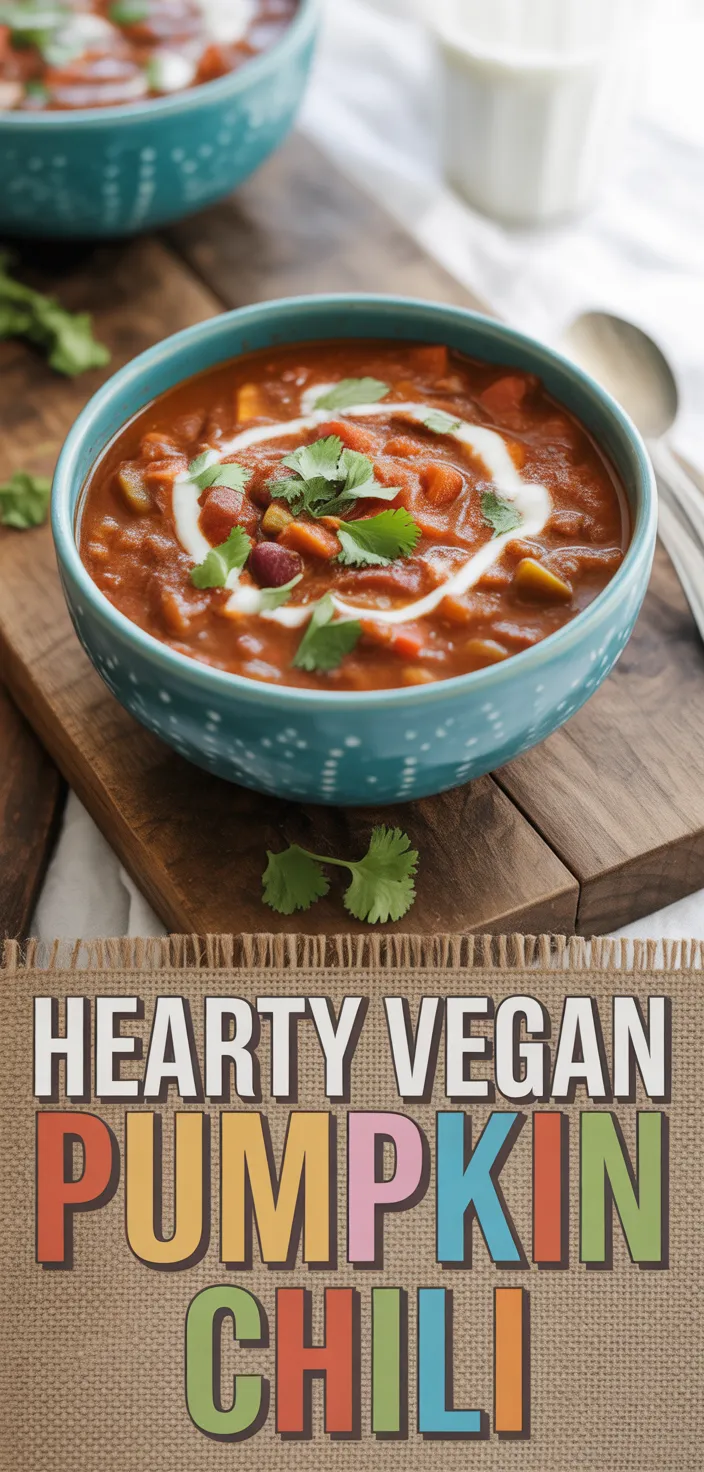 Hearty Vegan Pumpkin Chili Recipe