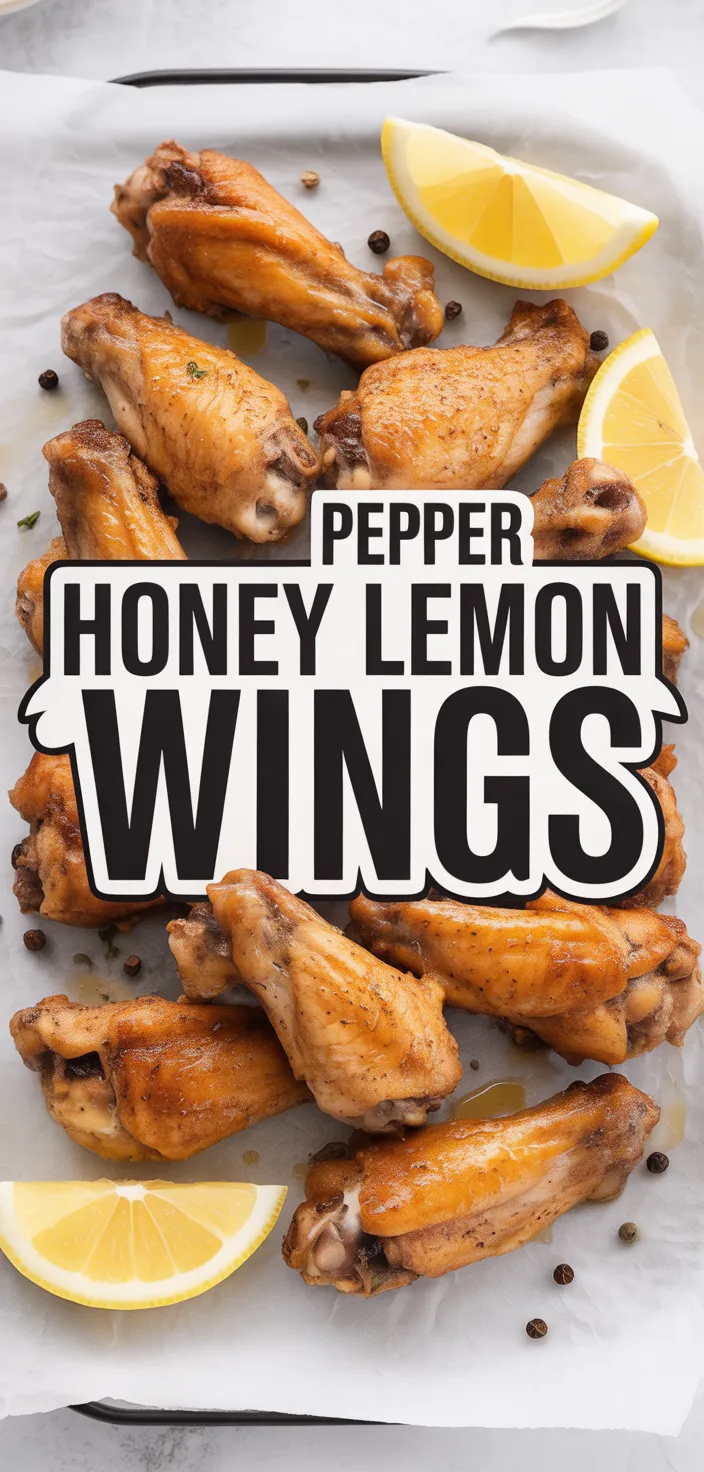 Honey Lemon Pepper Wings Recipe
