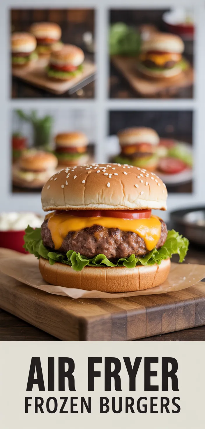 How To Make Frozen Hamburgers In Air Fryer Recipe
