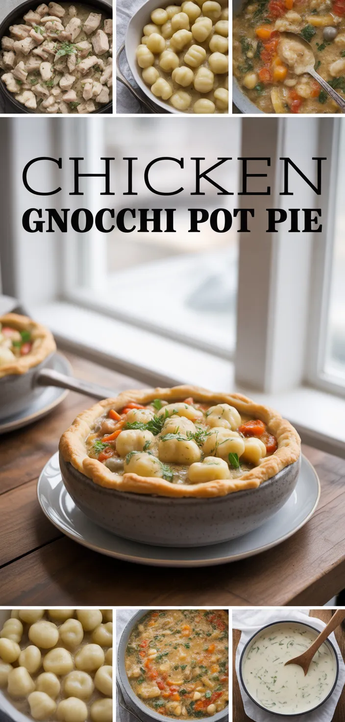 One Pot Gnocchi Chicken Pot Pie Recipe
