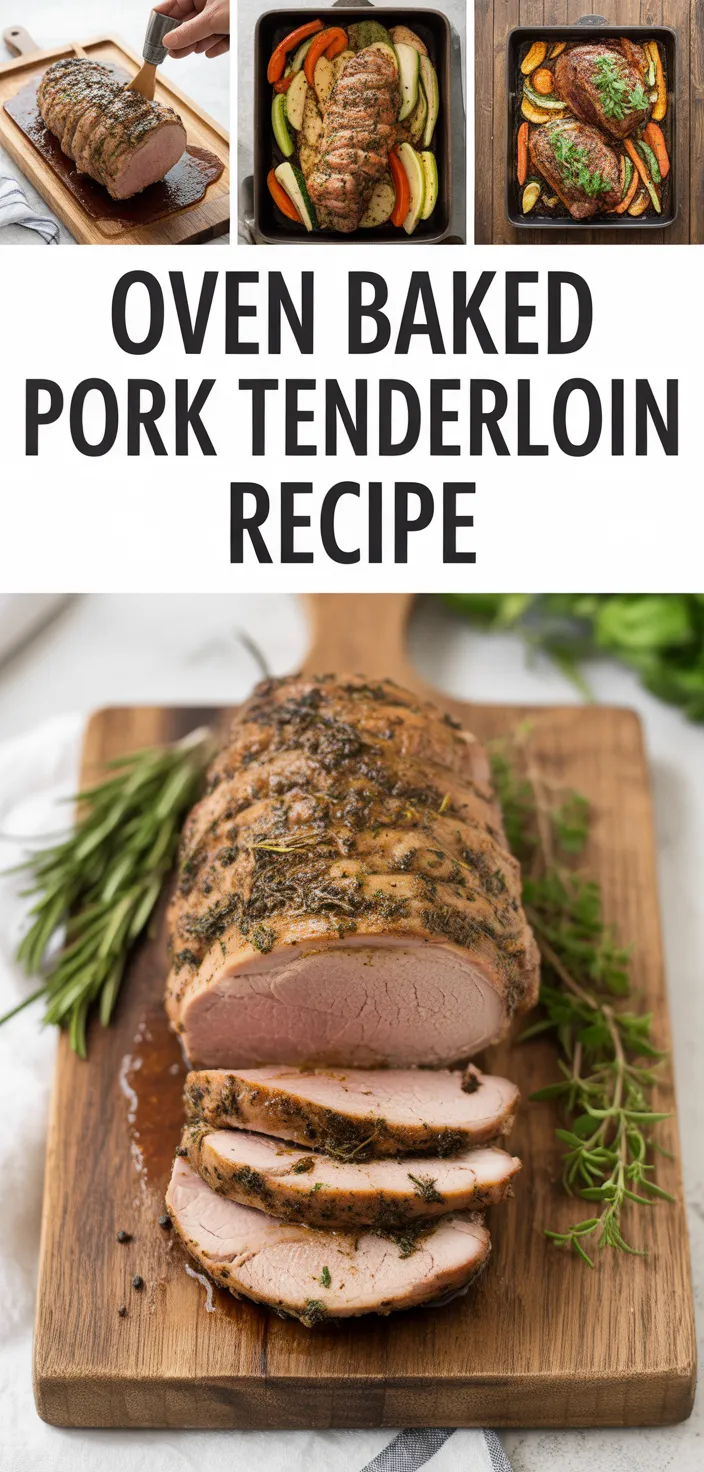 A photo of Oven Baked Pork Tenderloin Recipe