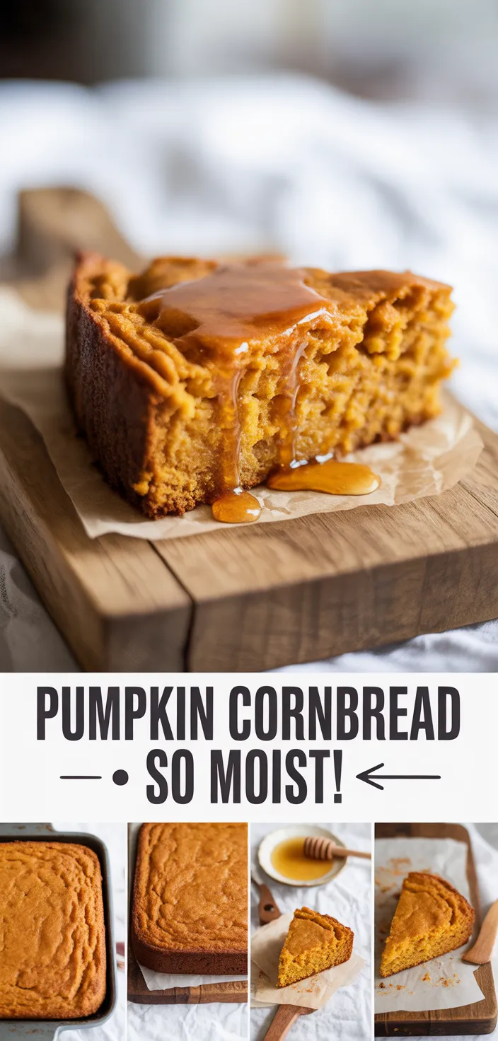 Pumpkin Cornbread • SO Moist! Recipe