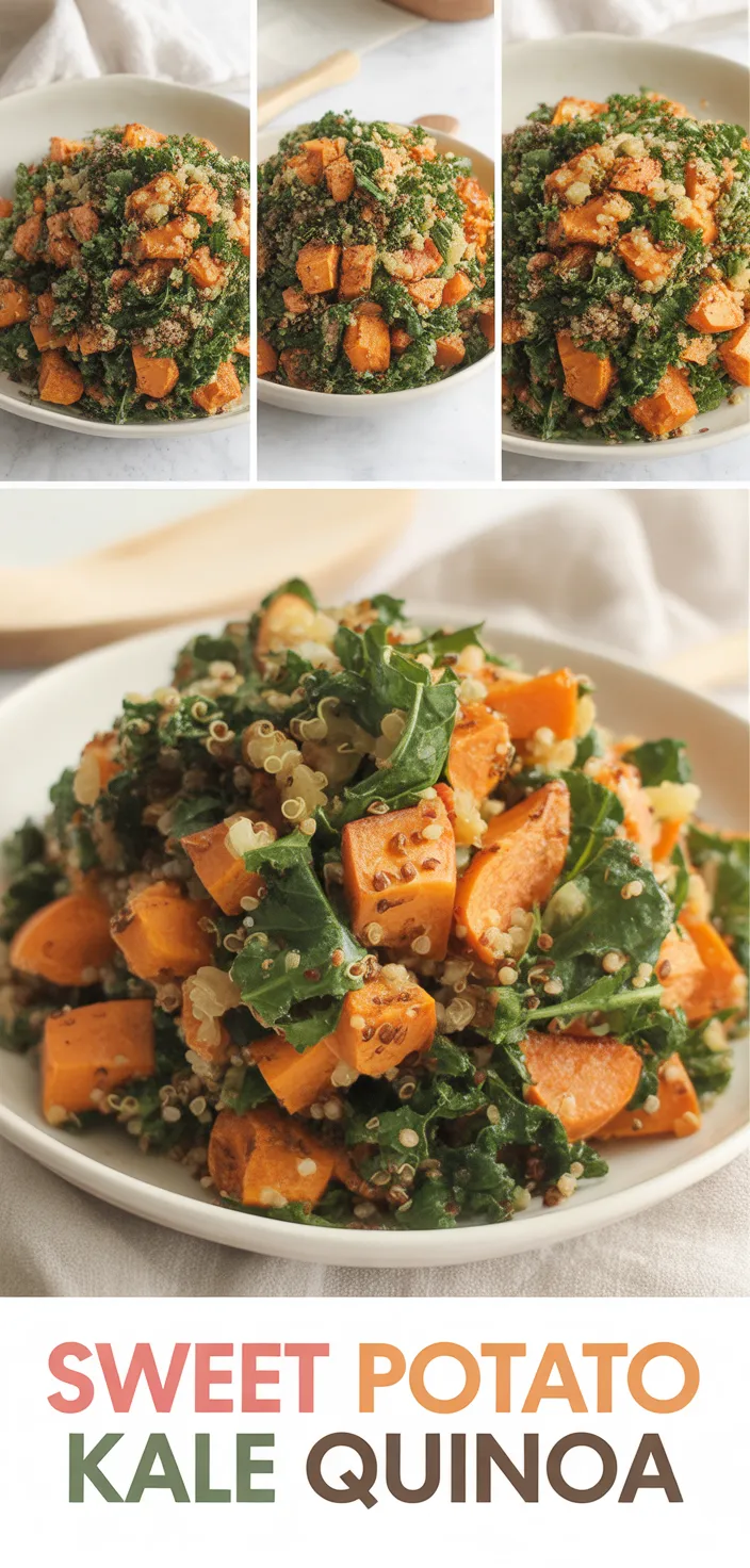 Roasted Sweet Potato Kale And Quinoa Salad Recipe