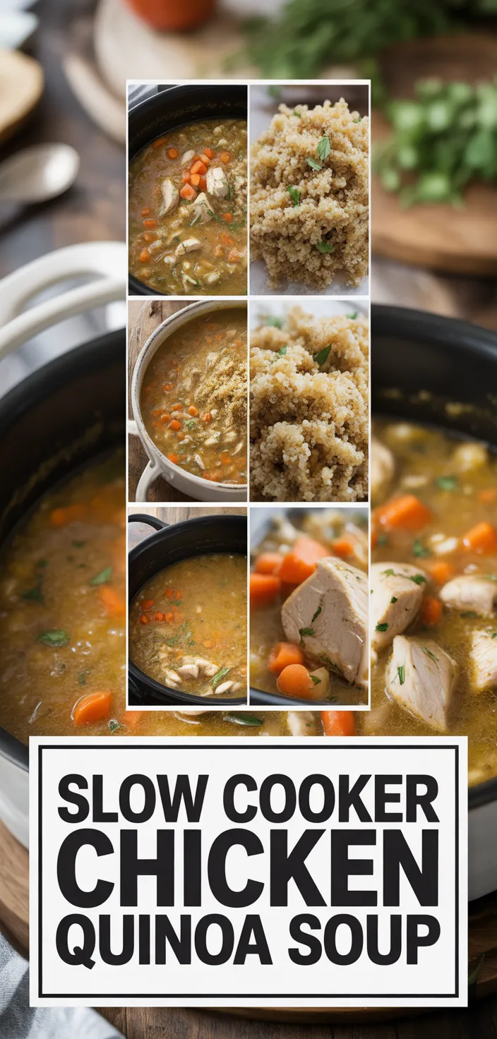 Slow Cooker Chicken Quinoa Soup Recipe