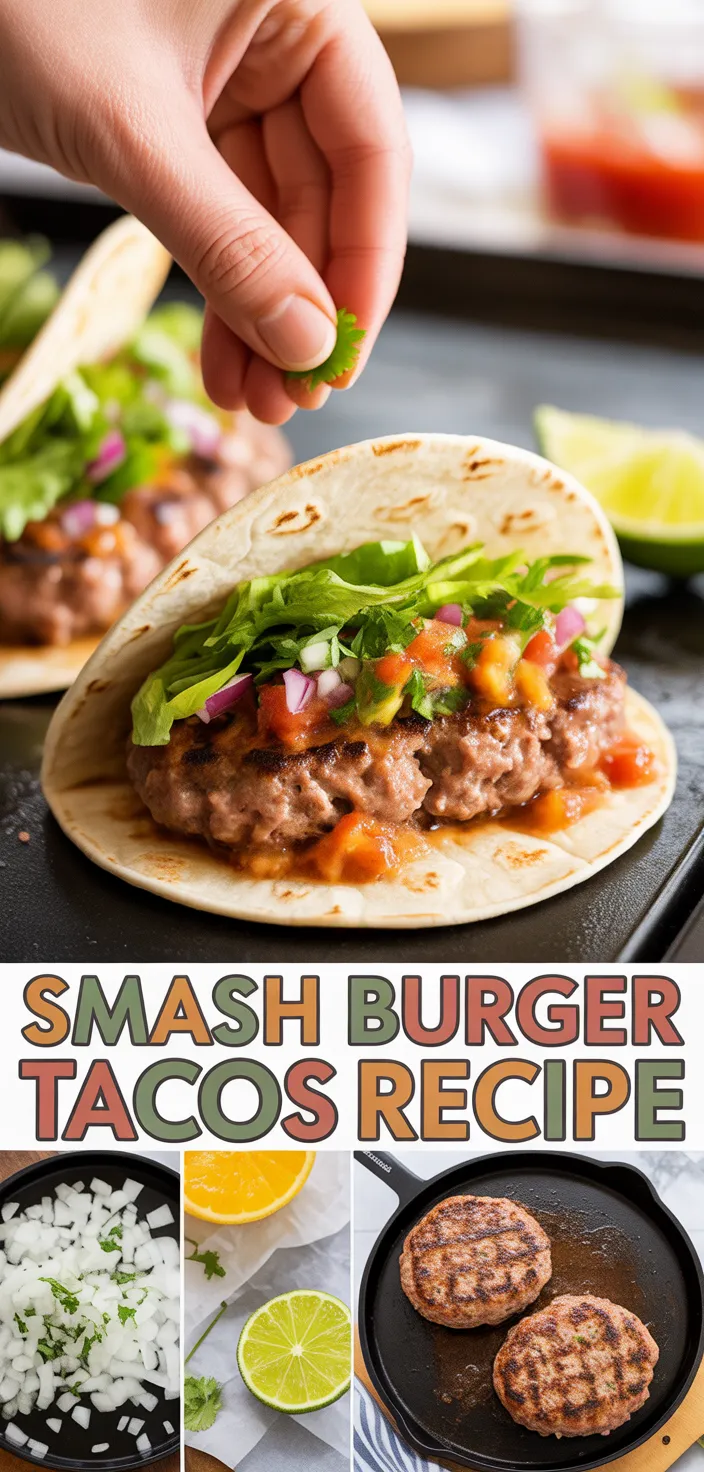 Smash Burger Tacos Recipe