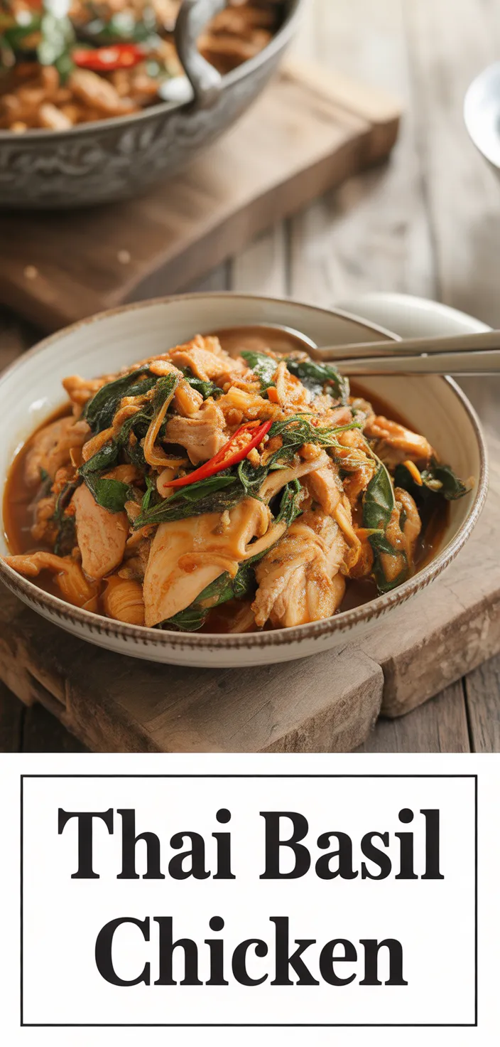 Spicy Thai Basil Chicken (Pad Krapow Gai) Recipe