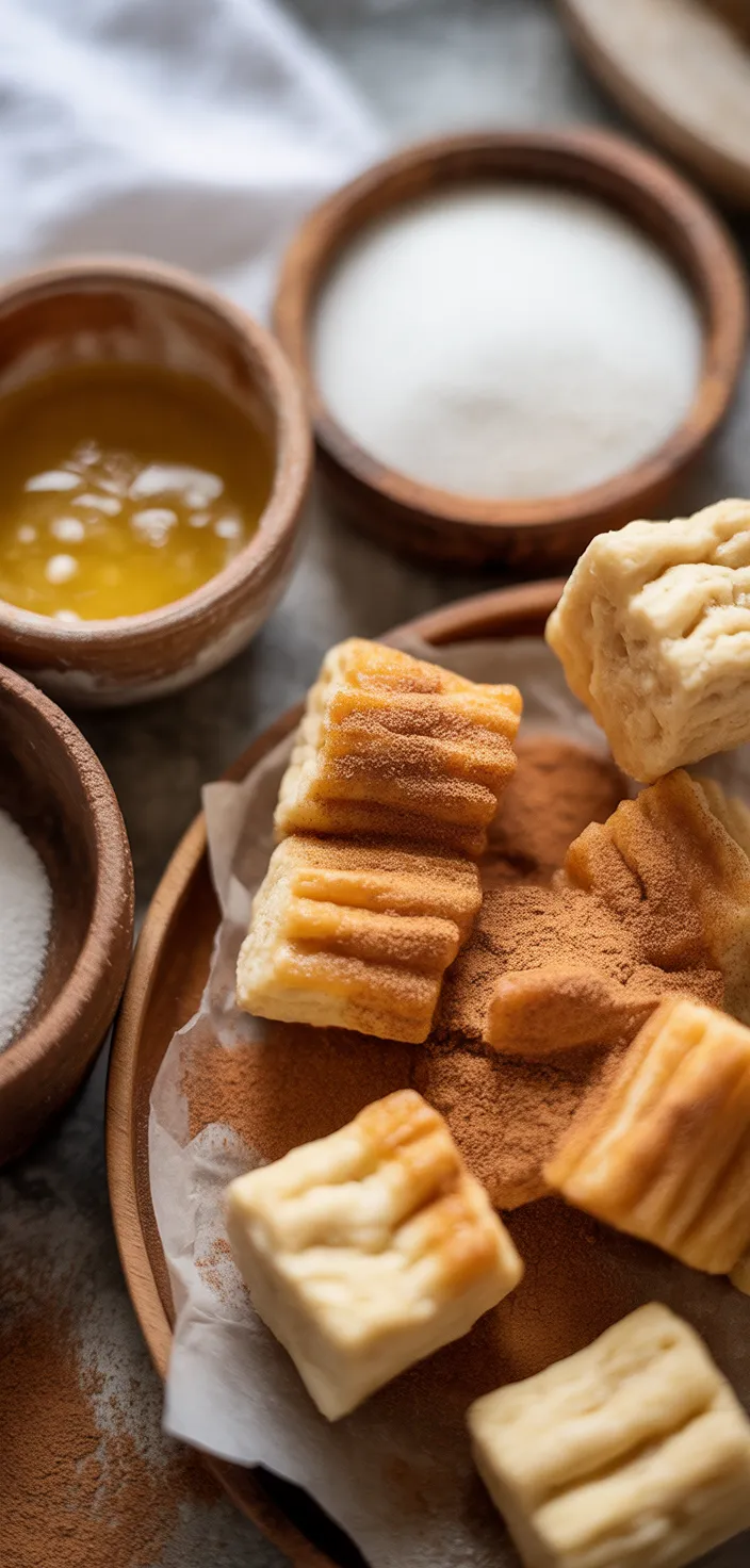 Ingredients photo for Crispy Air Fryer Churro Bites Recipe