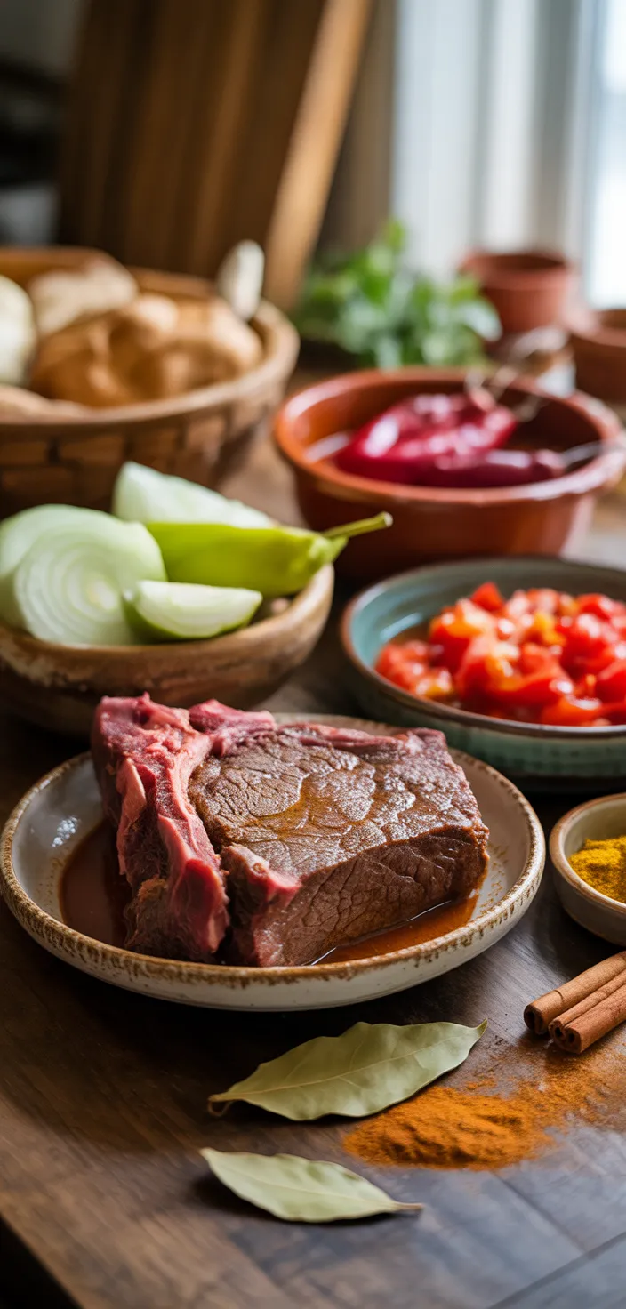Ingredients photo for Crock Pot Birria Tacos Recipe