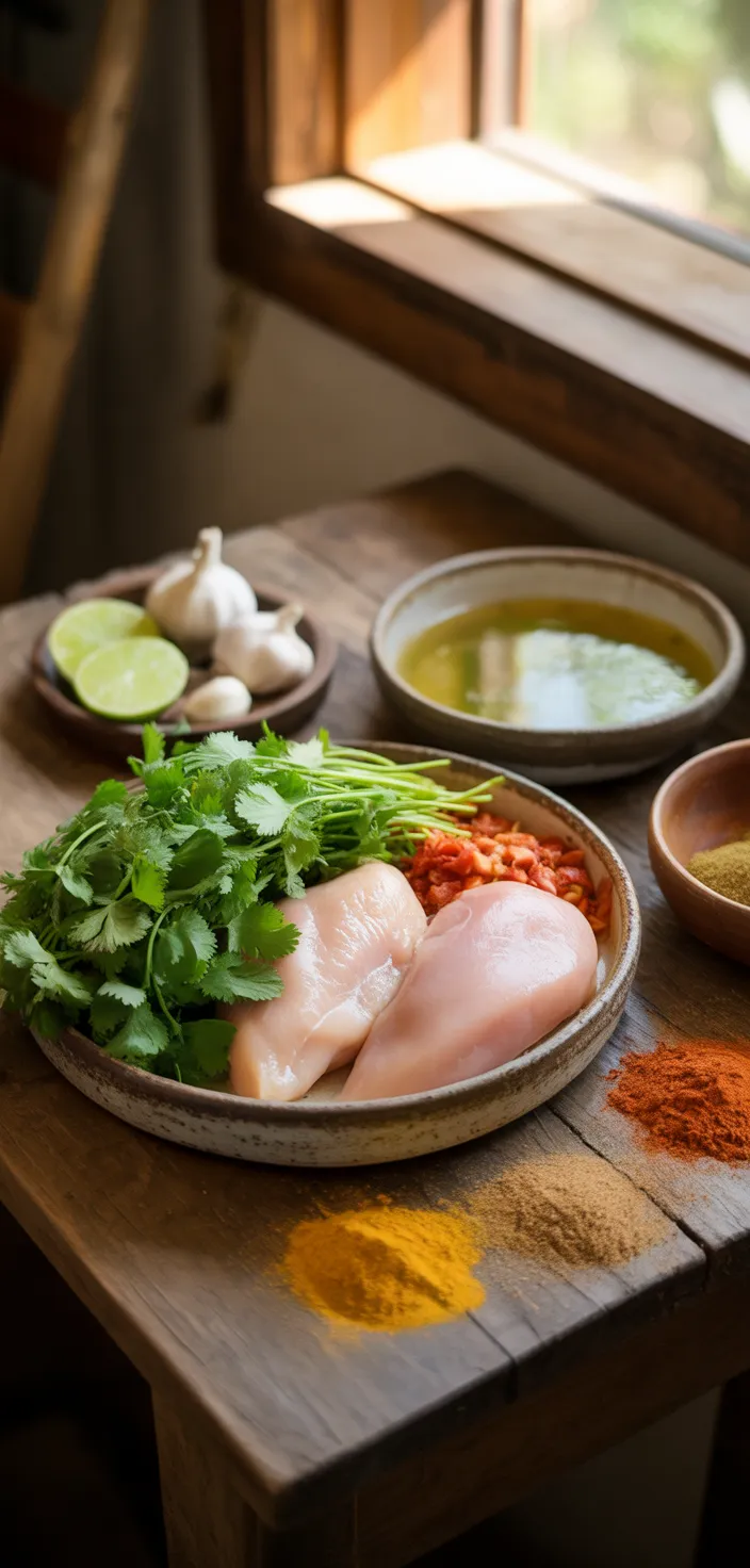 Ingredients photo for Easy Cilantro Lime Chicken Recipe