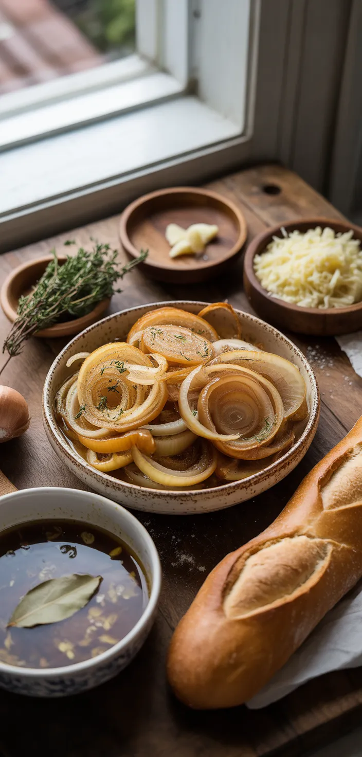 Ingredients photo for Easy Recipe For French Onion Soup